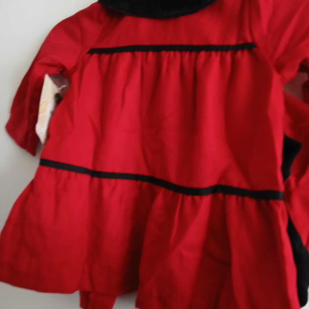 Littke Bitty Size 18 Months Red Kids Costume with Hat 3 Pieces New $25 - Picture 7 of 16